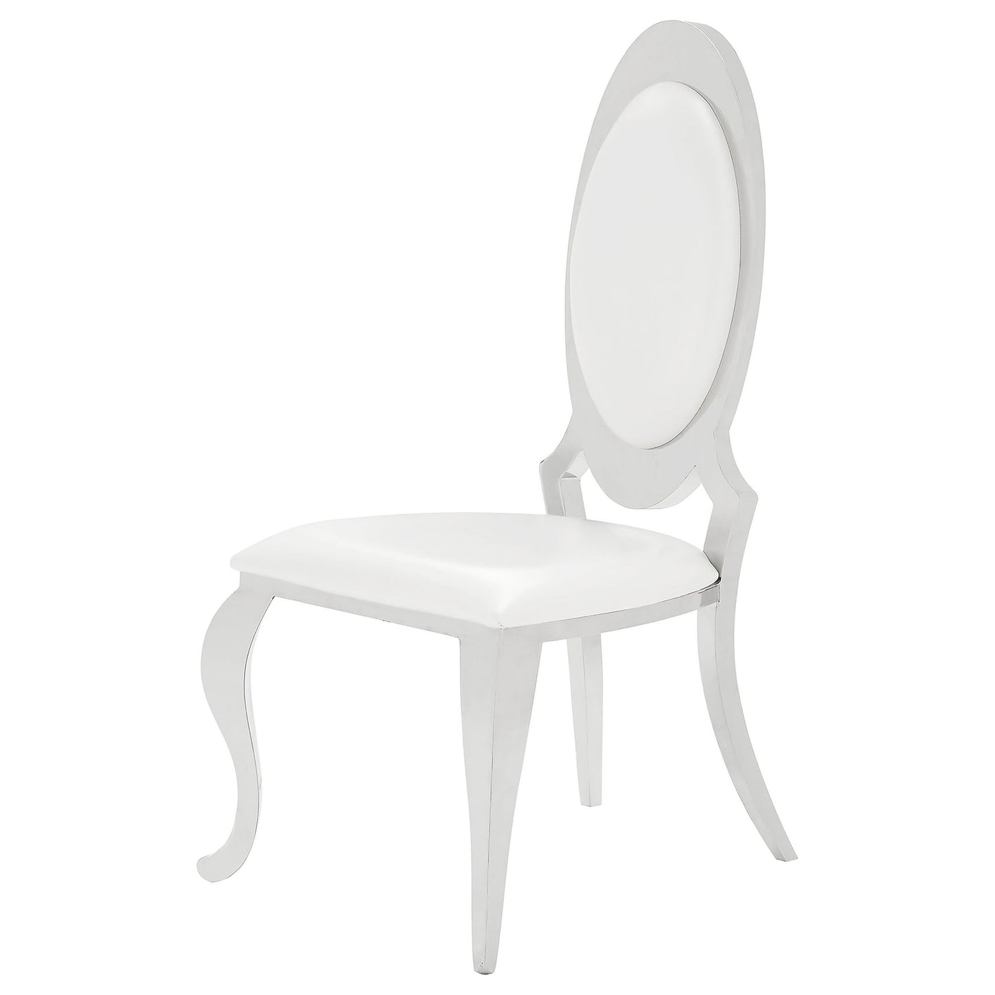 Anchorage Upholstered Dining Chair Cream White (Set of 2)