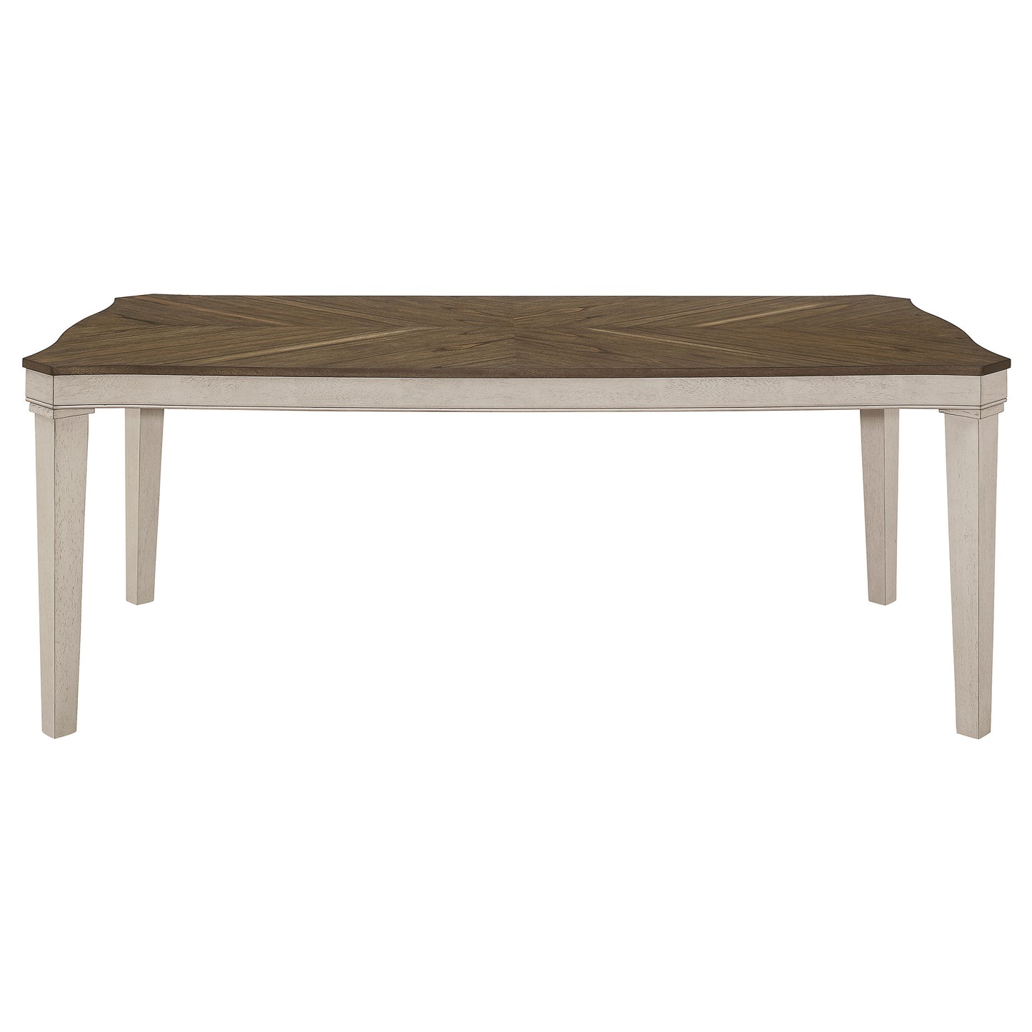 Ronnie Rectangular 79-inch Wood Dining Table Rustic Cream