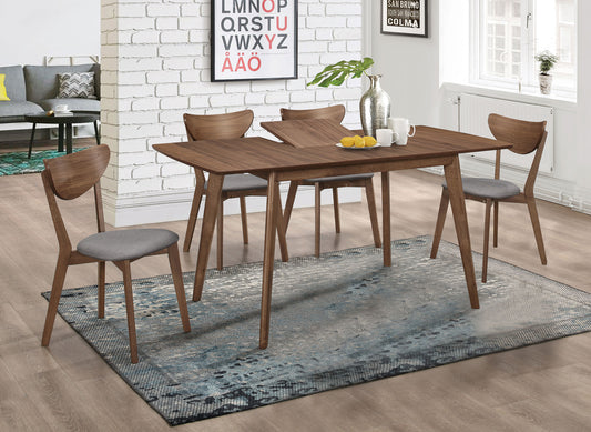 Alfredo Rectangular Dining Table Natural Walnut