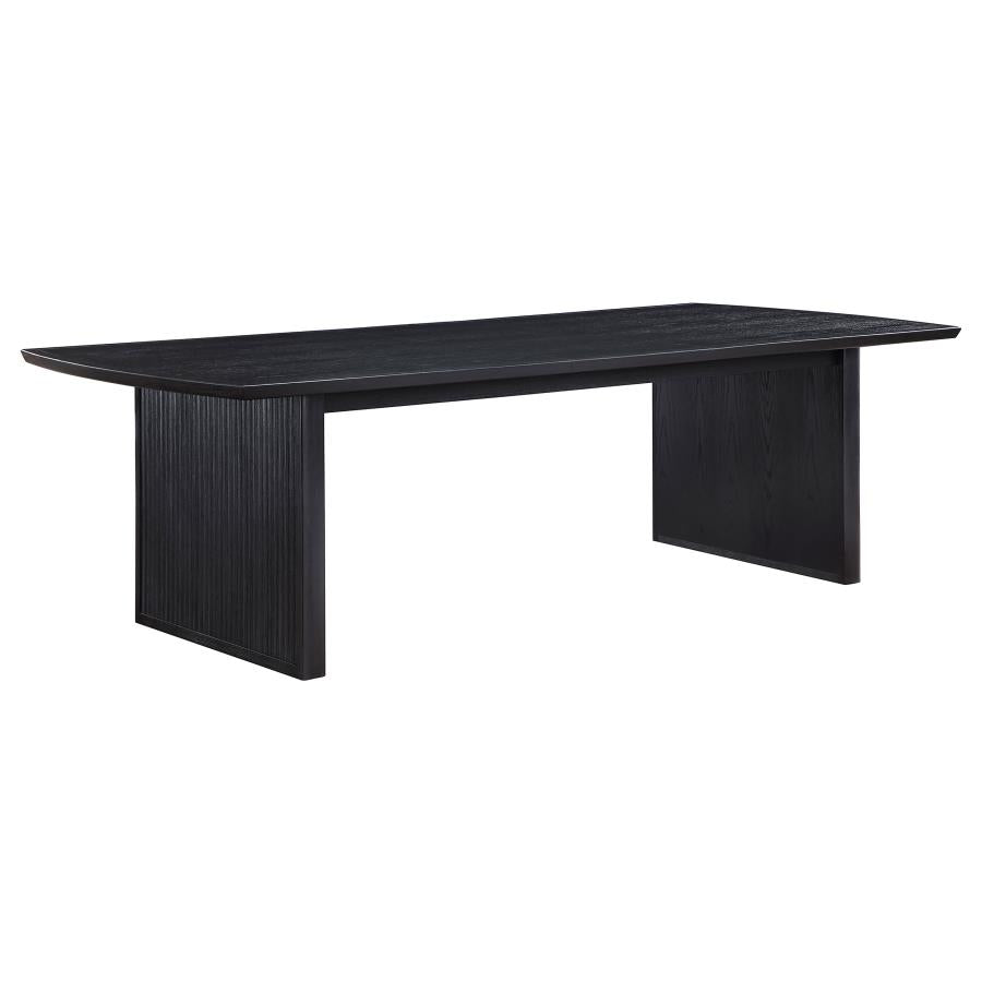 Brookmead 5-Piece Extension Leaf Dining Table Set Black