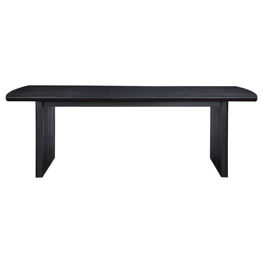 Brookmead 5-Piece Extension Leaf Dining Table Set Black