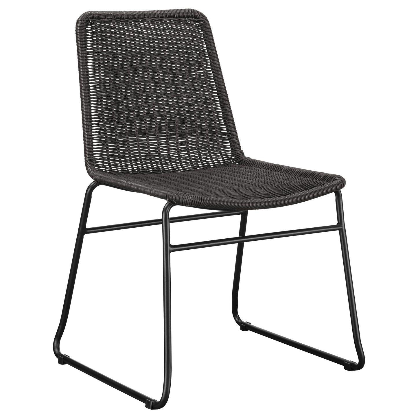 Aviano 5-piece Dining Set Gunmetal and Matte Black