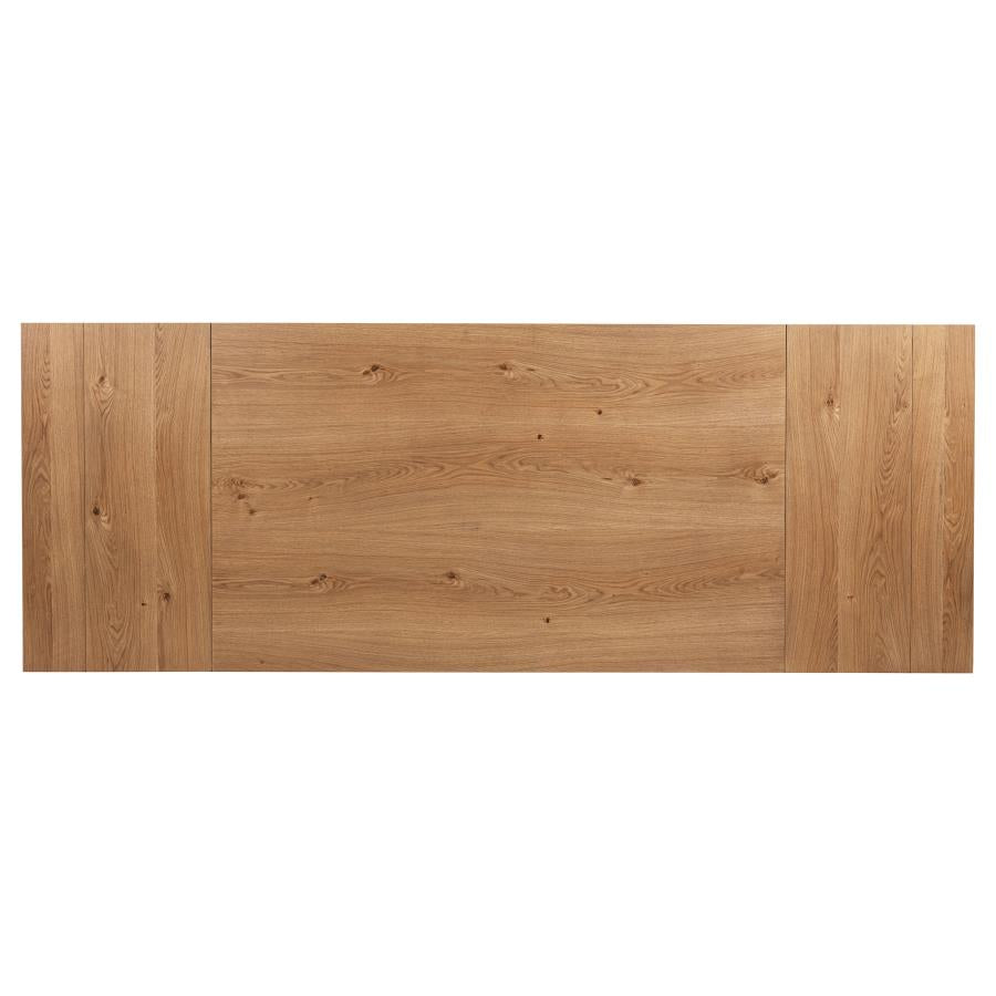 Middleton 106-Inch Extension Leaf Dining Table Natural Brown