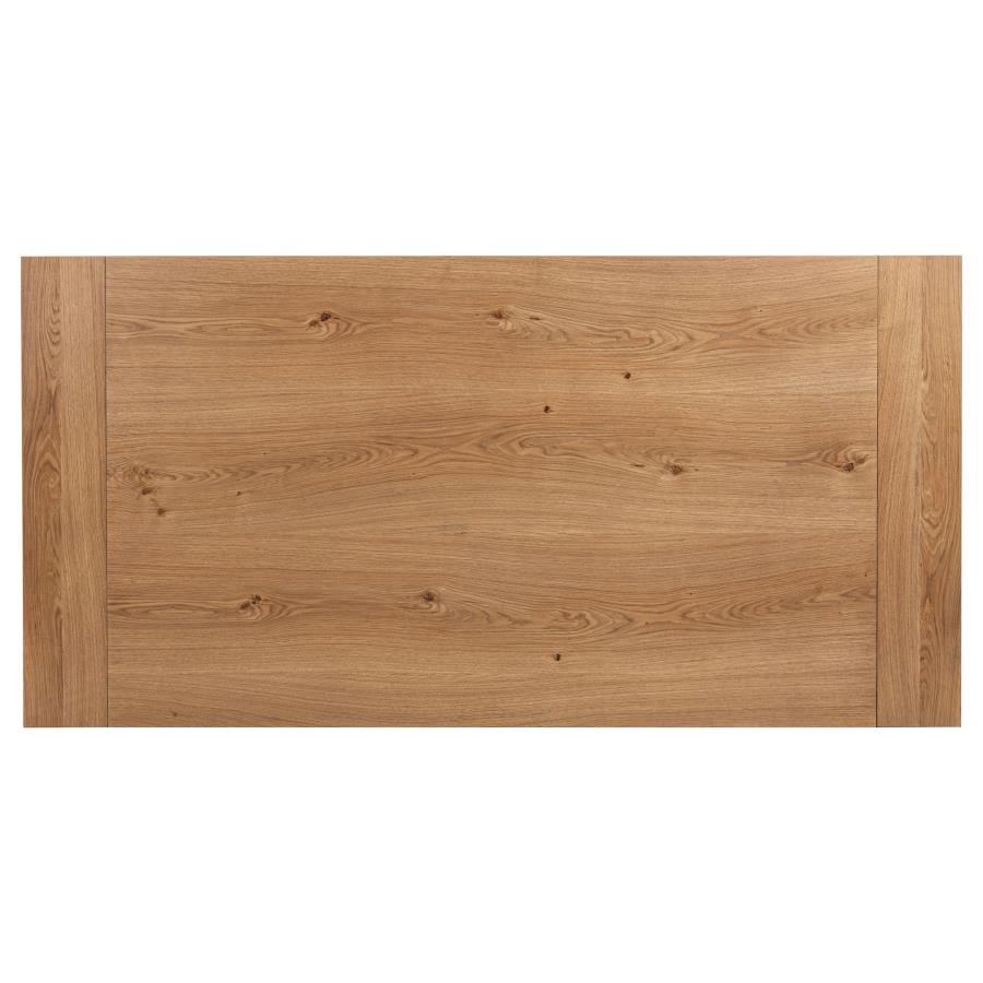 Middleton 106-Inch Extension Leaf Dining Table Natural Brown