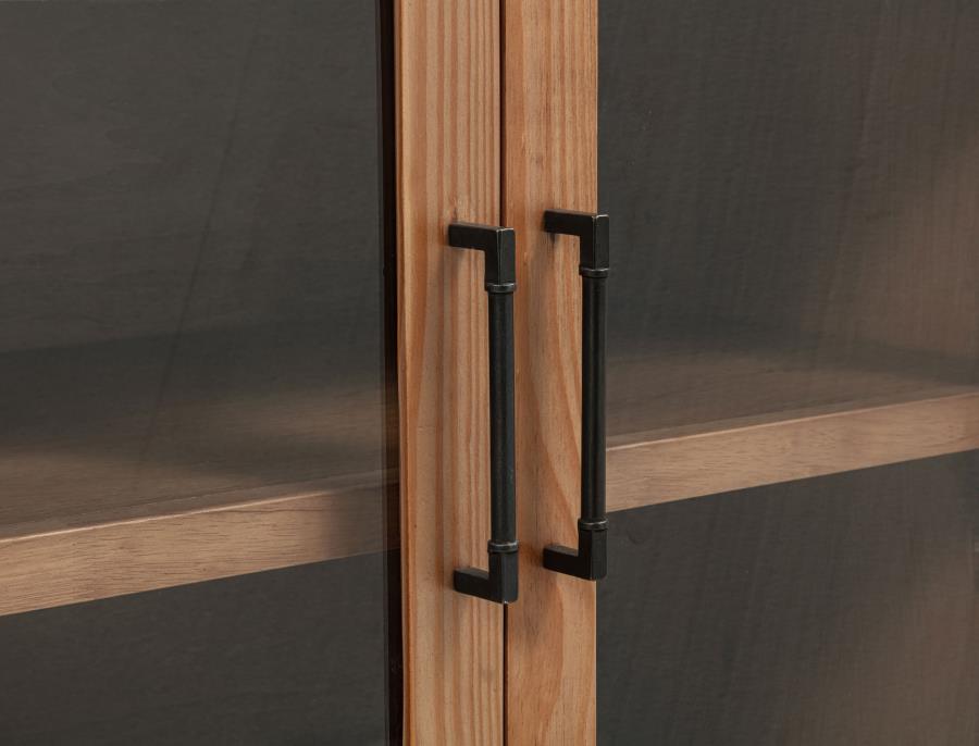 Middleton 4-Door Sideboard Server With Dual Drawers Natural