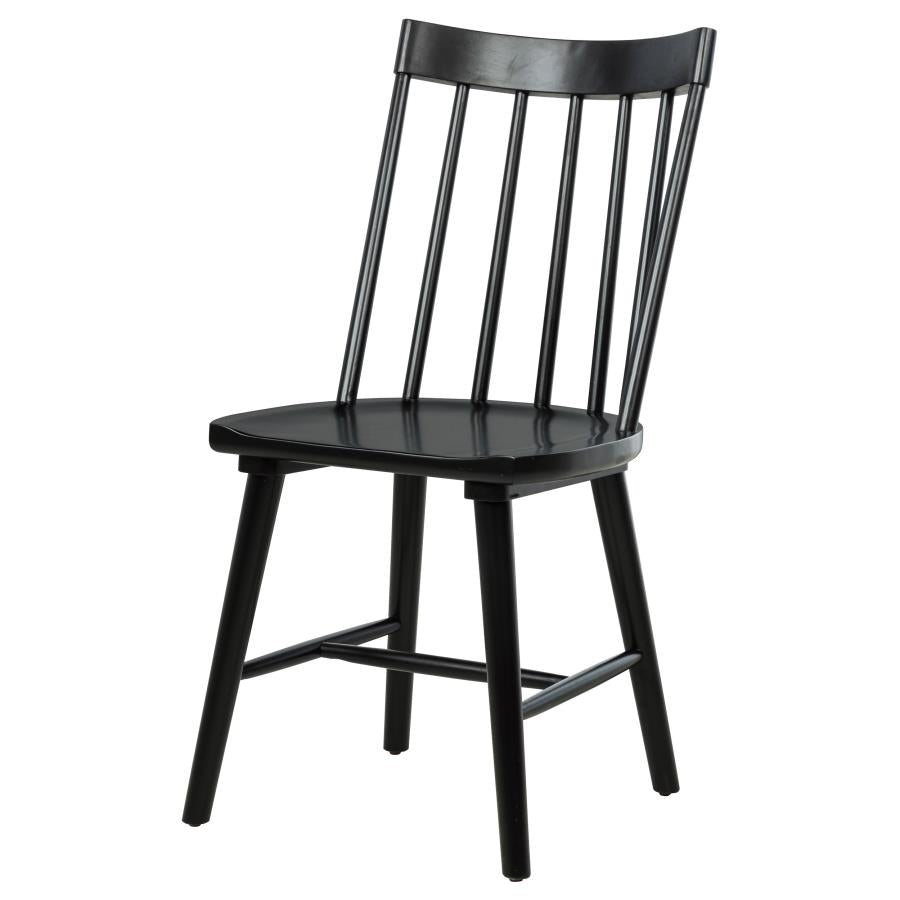 Middleton Solid Wood Dining Side Chair Black (Set Of 2)