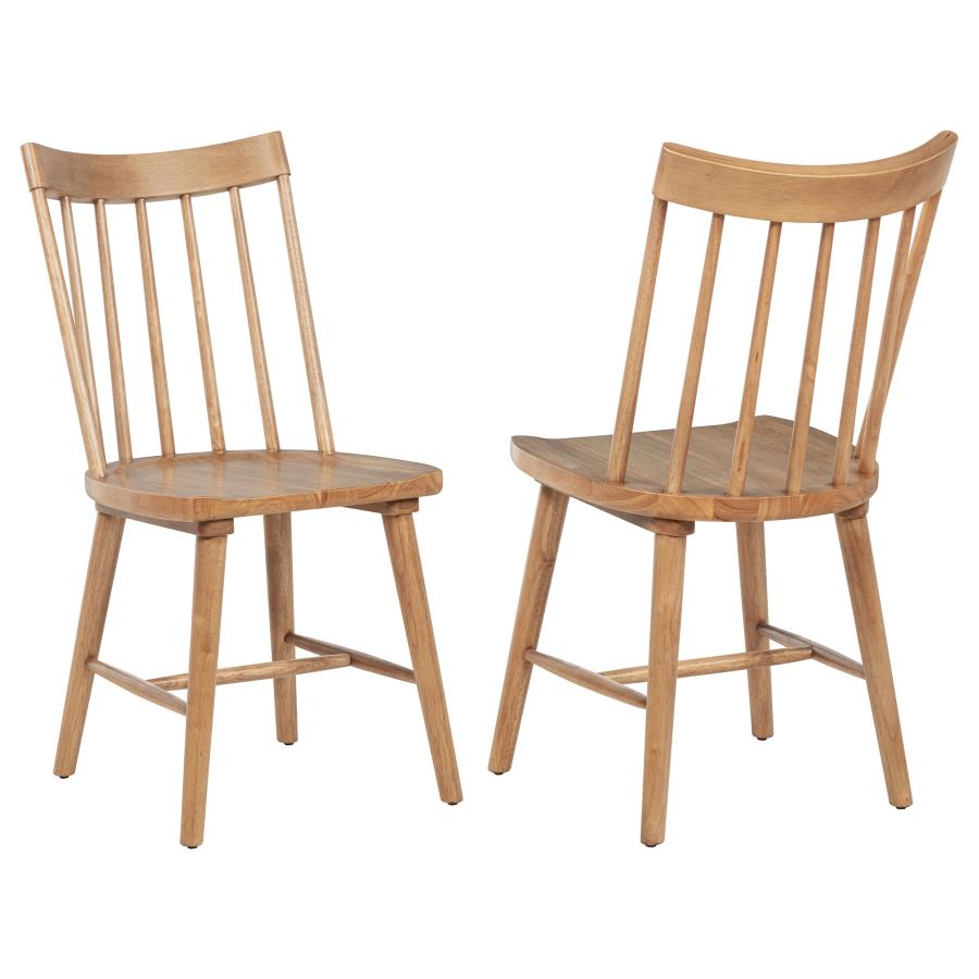 Middleton Solid Wood Dining Side Chair Brown (Set Of 2)