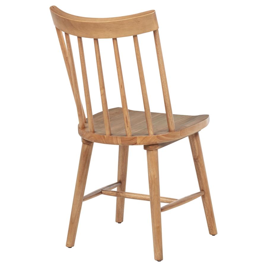 Middleton Solid Wood Dining Side Chair Brown (Set Of 2)