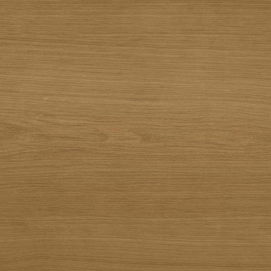 Hartville 7-Piece Round Dining Table Set Natural Light Brown
