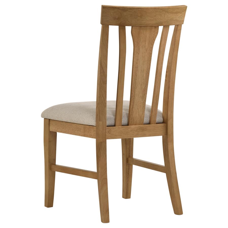 Hartville Dining Side Chair Natural Light Brown (Set Of 2)