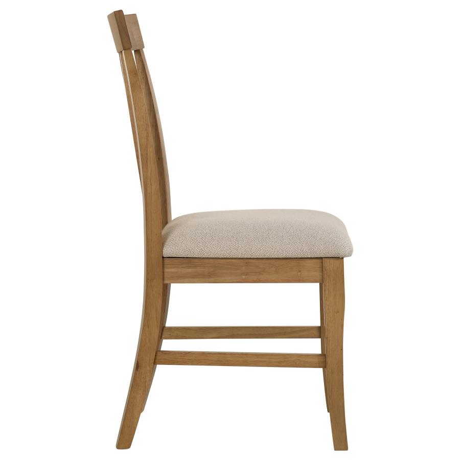 Hartville Dining Side Chair Natural Light Brown (Set Of 2)