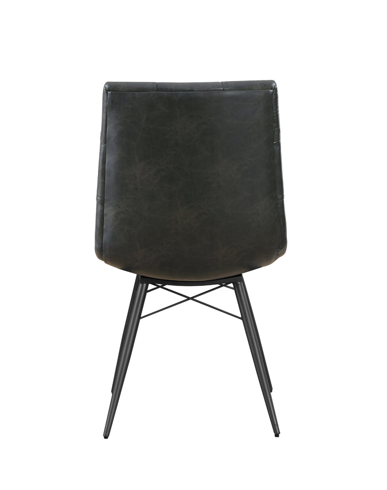 Aiken Upholstered Dining Side Chair Charcoal (Set of 4)