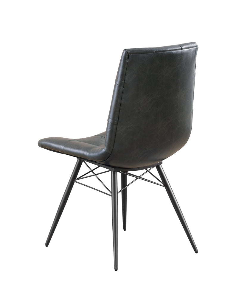 Aiken Upholstered Dining Side Chair Charcoal (Set of 4)