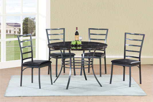 Round Dining Table and 4 Chair - ATL FURNITURE