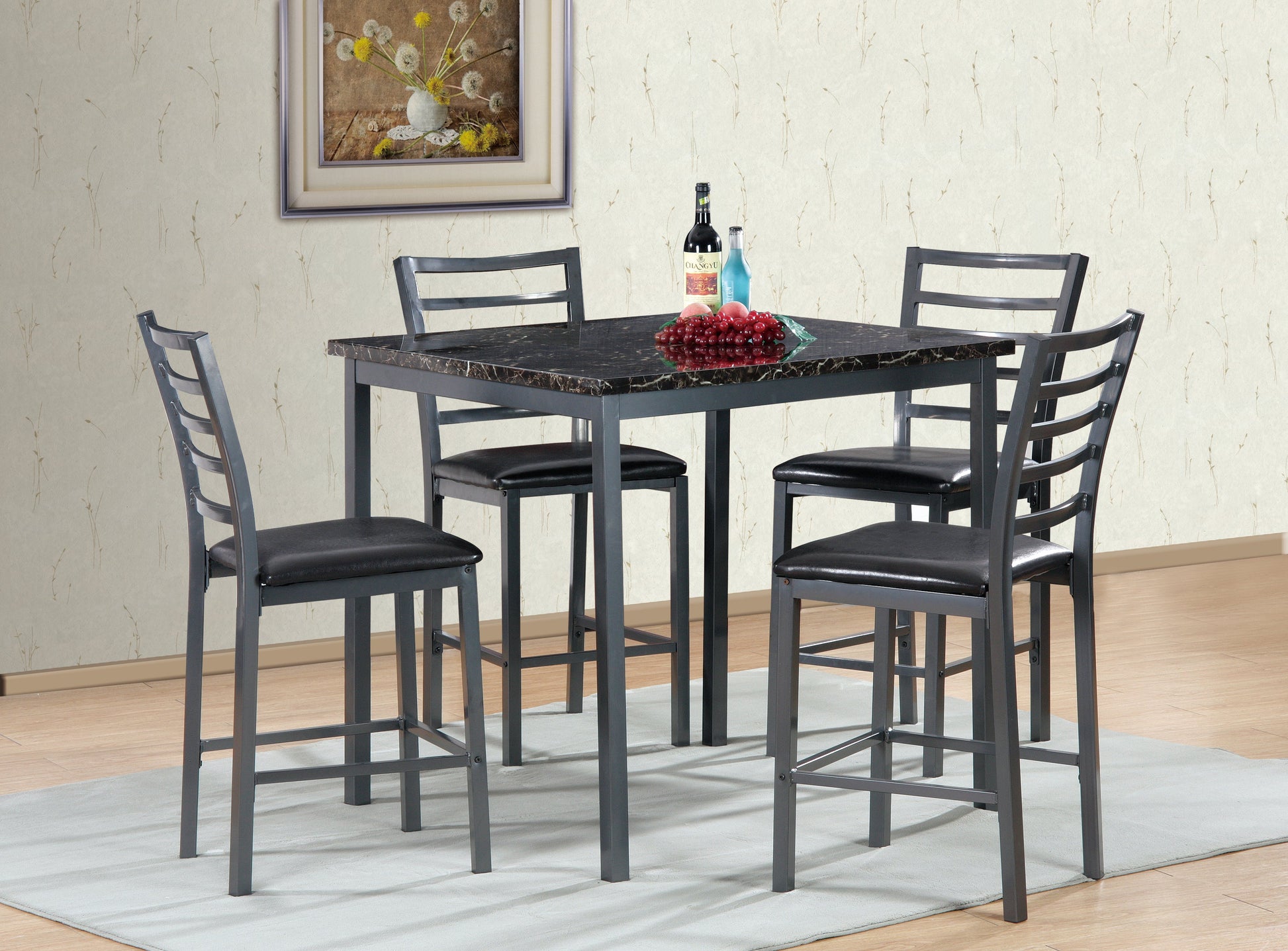 Marble Design Counter Table - ATL FURNITURE