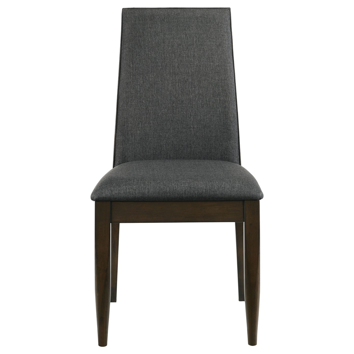 Wes 5-piece Rectangular Dining Set Grey and Dark Walnut
