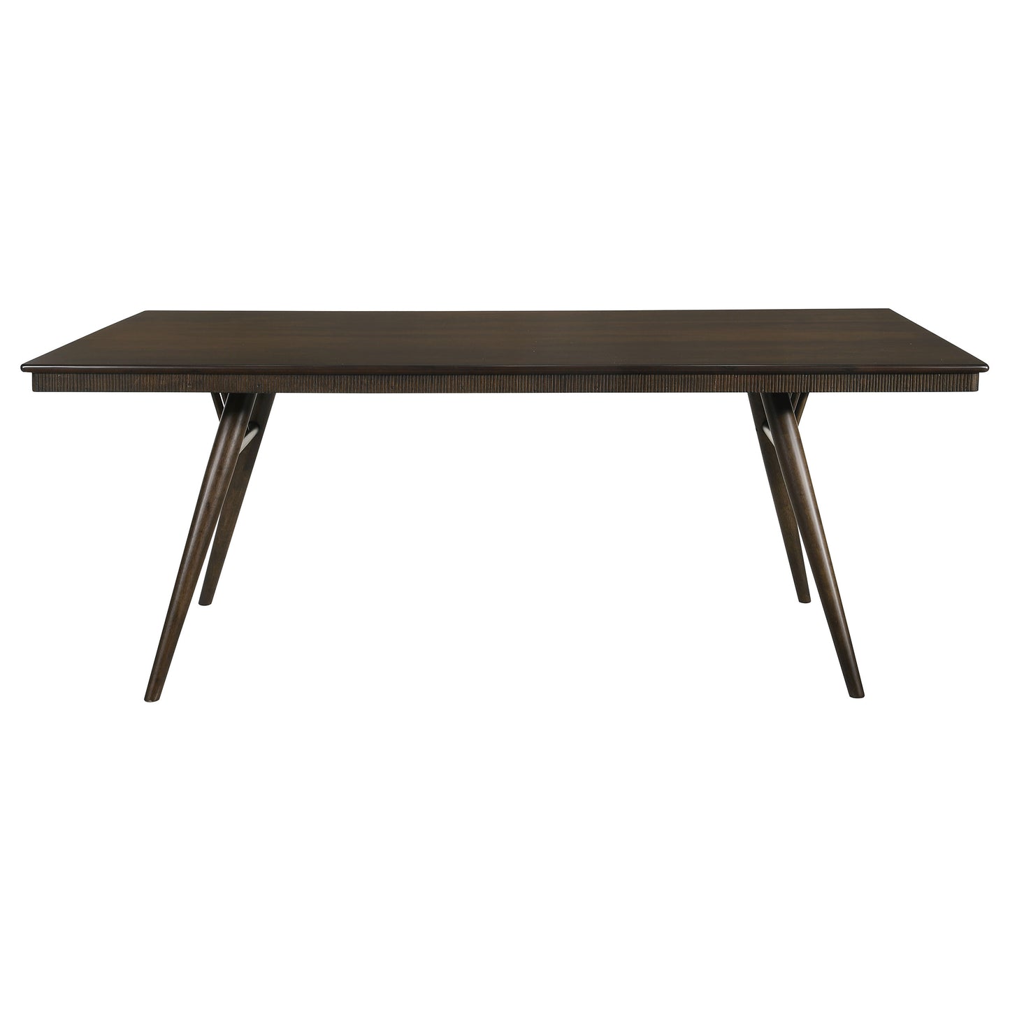 Wes Rectangular Dining Table Dark Walnut