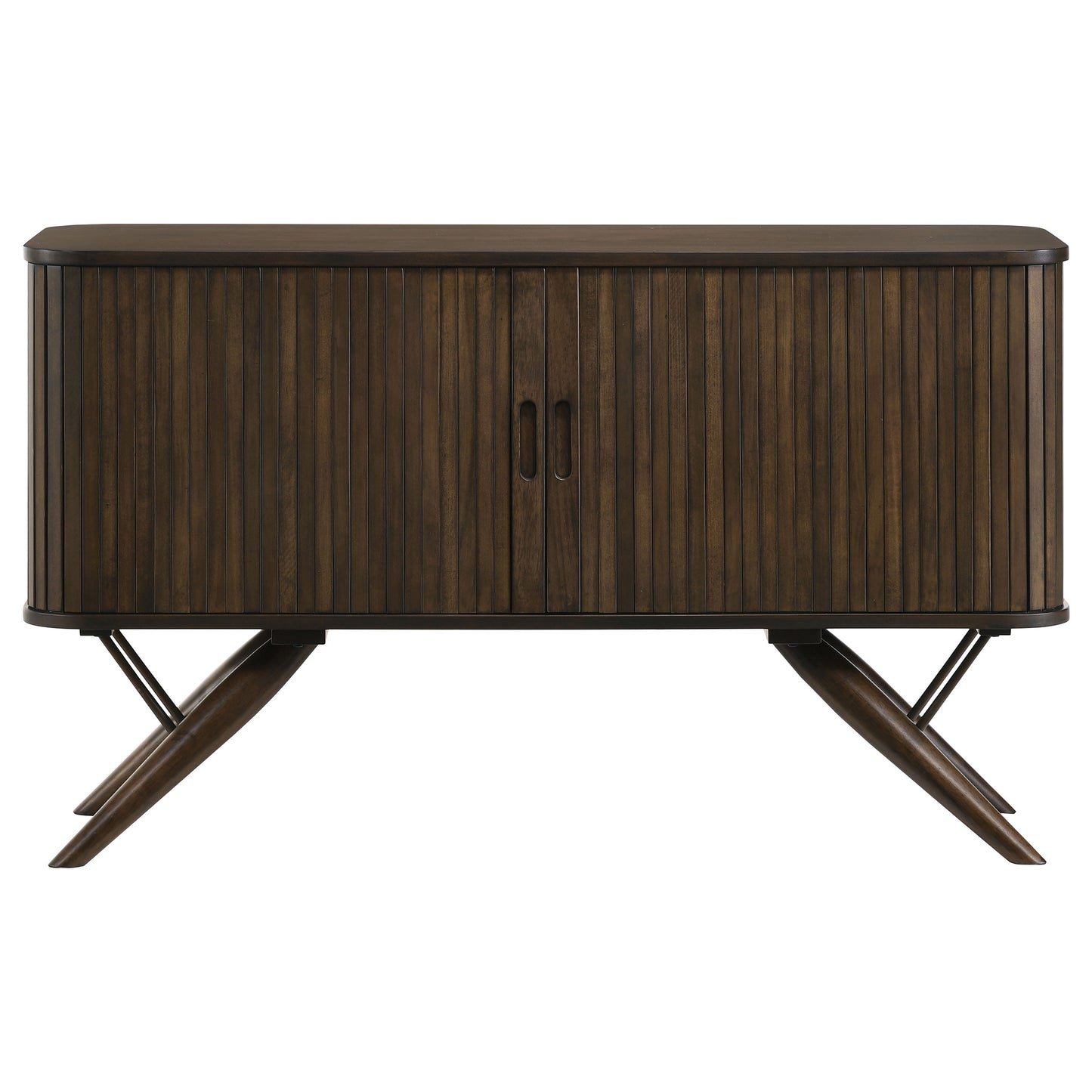 Wes 2-door Rectangular Server Dark Walnut