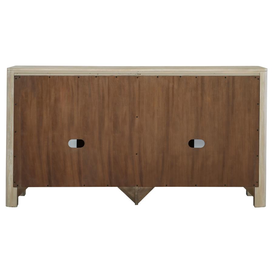 Solano Sliding Door Dining Sideboard Server Weathered Mango
