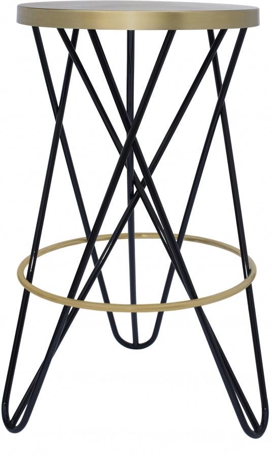 Meridian Furniture - Mercury Counter Stool Set Of 2 In Black - 945Black - ATL FURNITURE