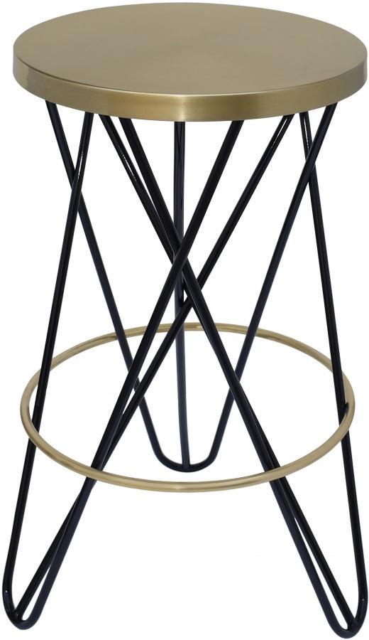 Meridian Furniture - Mercury Counter Stool Set Of 2 In Black - 945Black - ATL FURNITURE