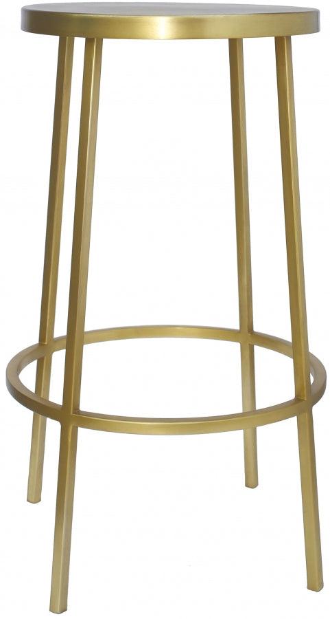 Meridian Furniture - Tyson Counter Stool Set Of 2 In Gold - 949Gold - ATL FURNITURE