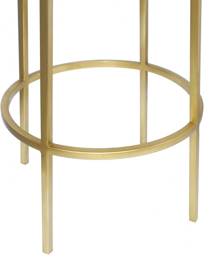 Meridian Furniture - Tyson Counter Stool Set Of 2 In Gold - 949Gold - ATL FURNITURE