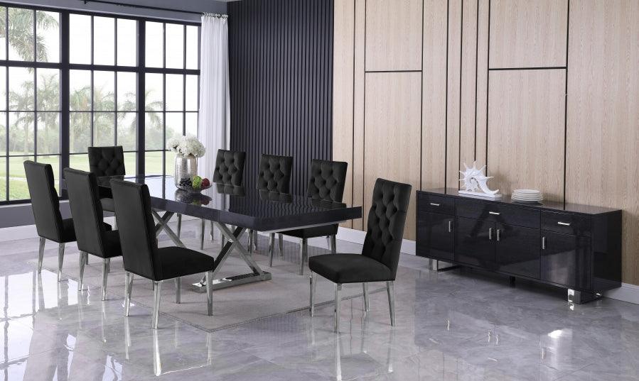 Meridian Furniture - Excel Extendable 2 Leaf Dining Table In Grey Oak Lacquer - 998-T - ATL FURNITURE