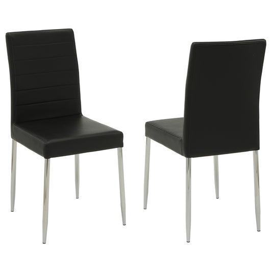 Maston Upholstered Dining Side Chair Black (Set of 4)