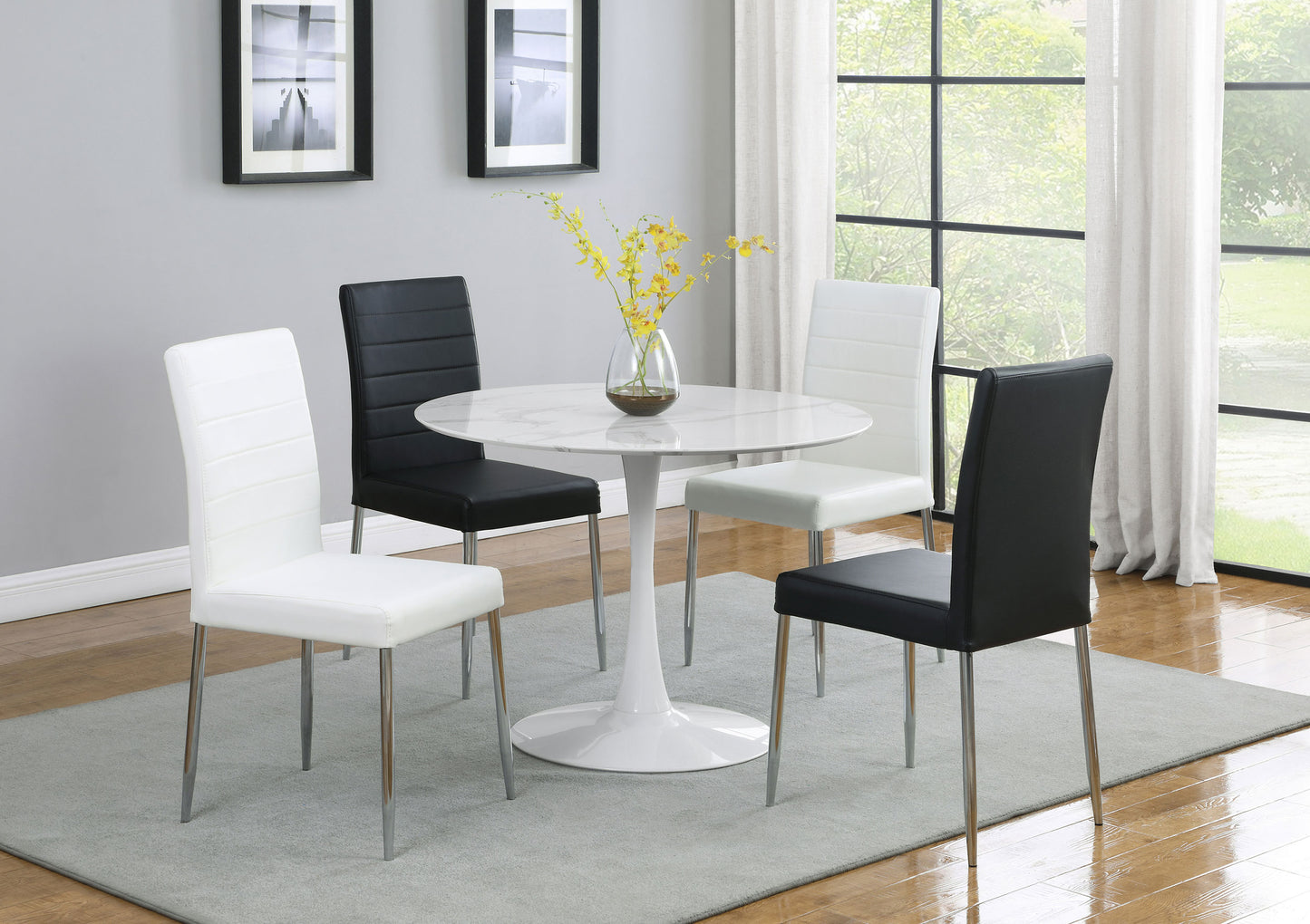 Maston Upholstered Dining Side Chair Black (Set of 4)