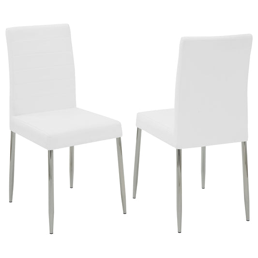 Maston Upholstered Dining Side Chair White (Set of 4)