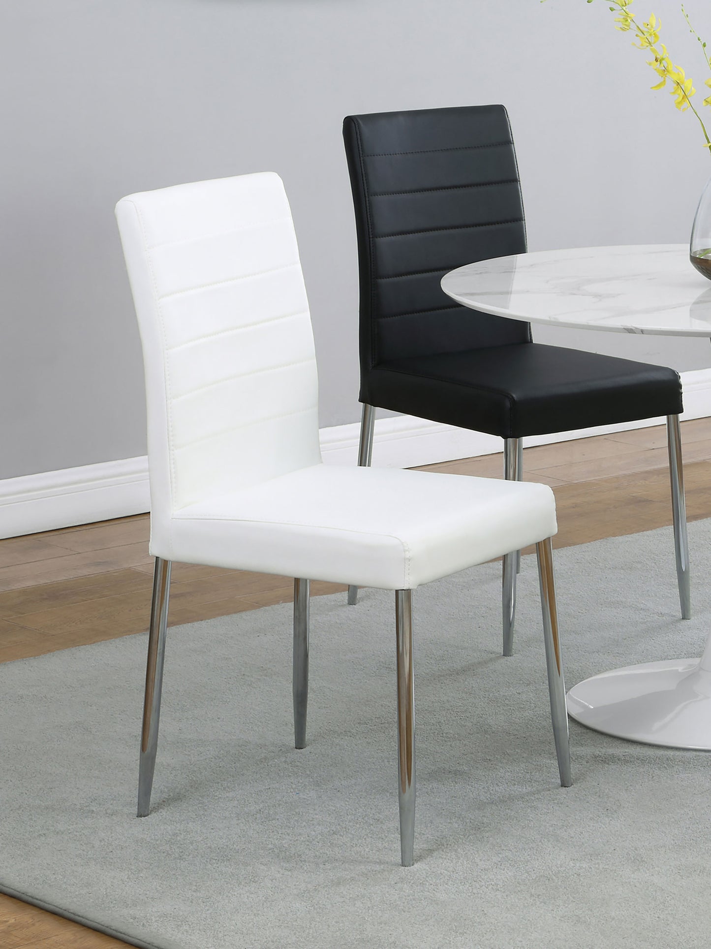 Maston Upholstered Dining Side Chair White (Set of 4)