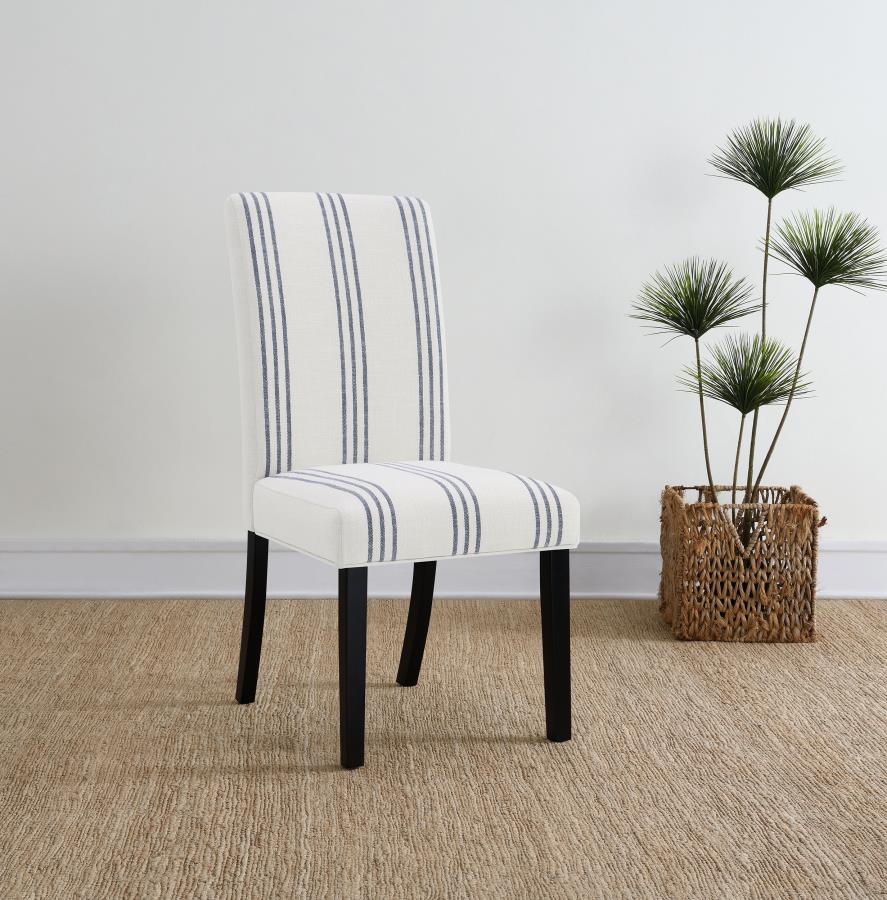 Herran Upholstered Dining Side Chair Beige (Set Of 2)