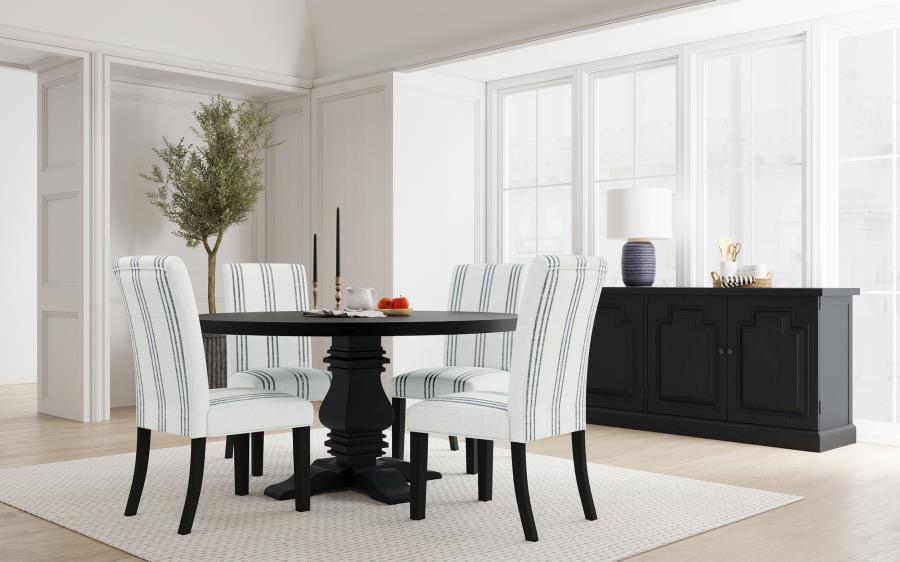 Herran Upholstered Dining Side Chair Beige (Set Of 2)