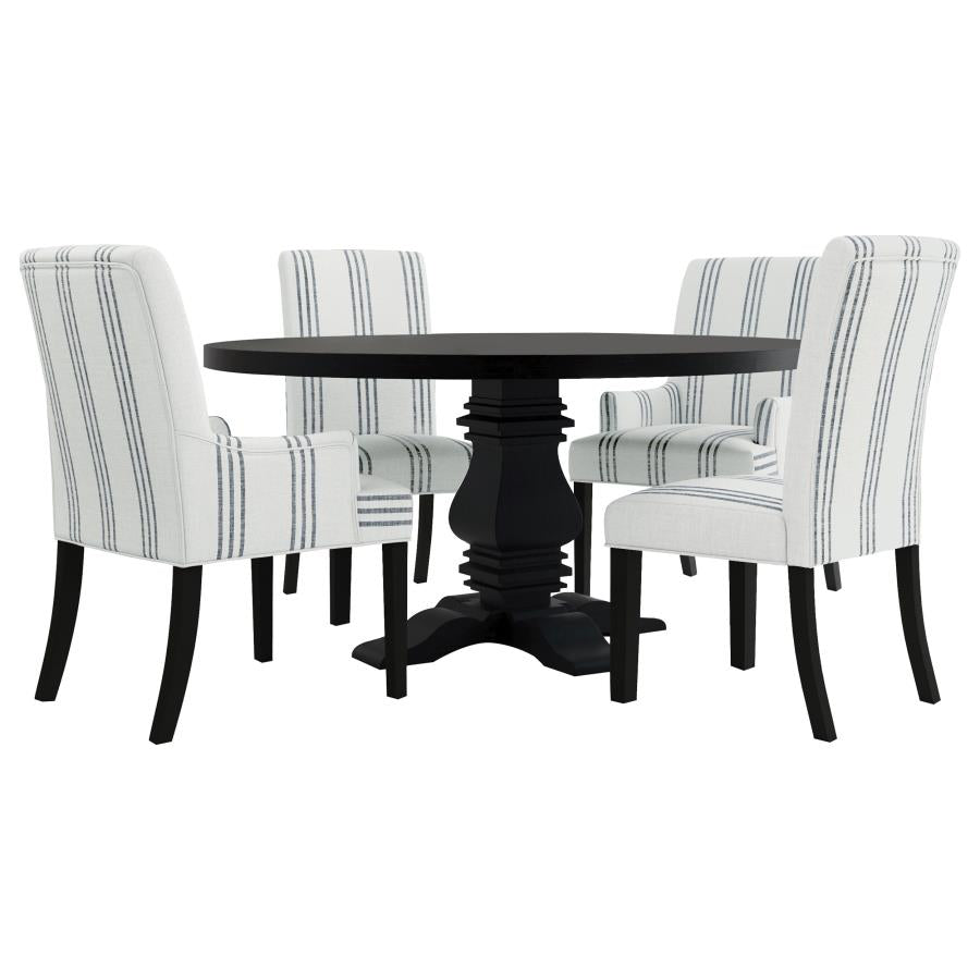 Herran Upholstered Dining Side Chair Beige (Set Of 2)