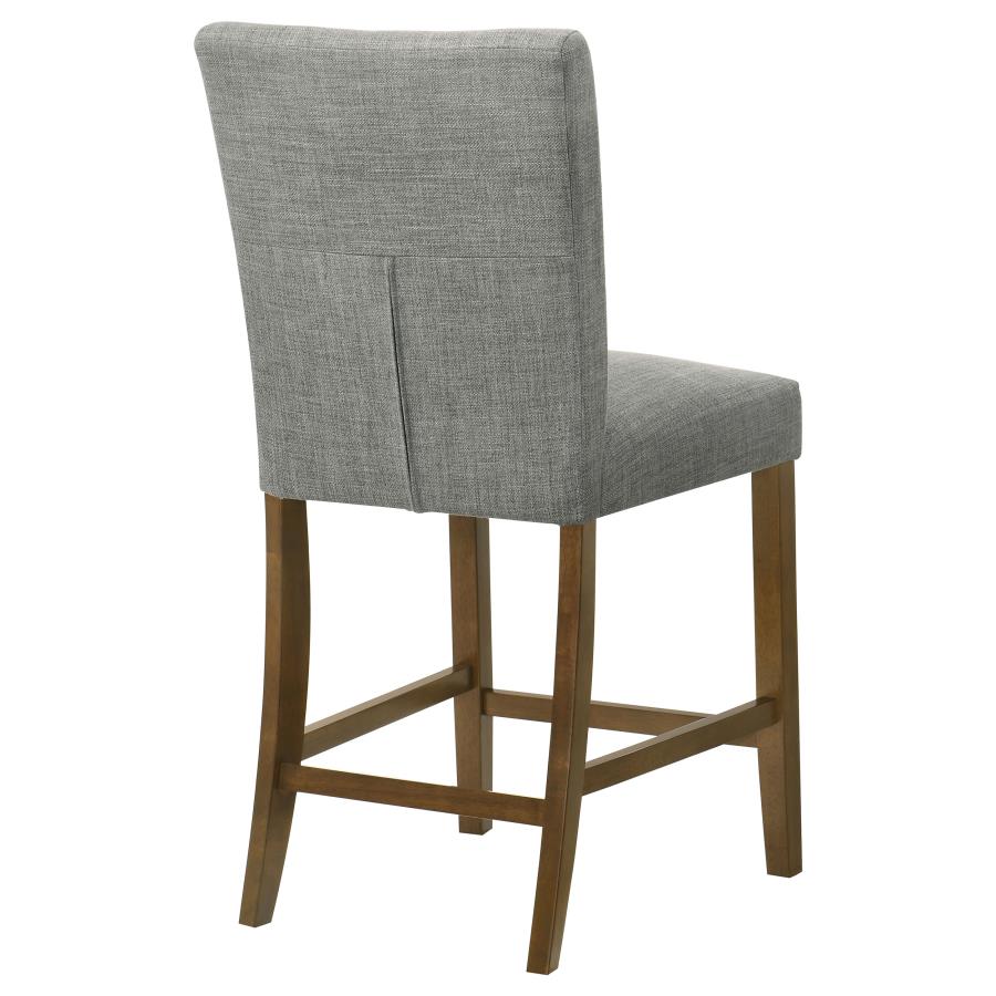 Paxton Upholstered Counter Height Dining Chair Grey (Set Of 2)