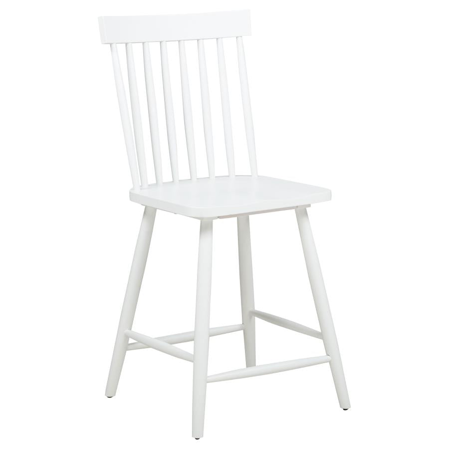 Andrews Windsor Counter Height Dining Side Chair White (Set Of 2)
