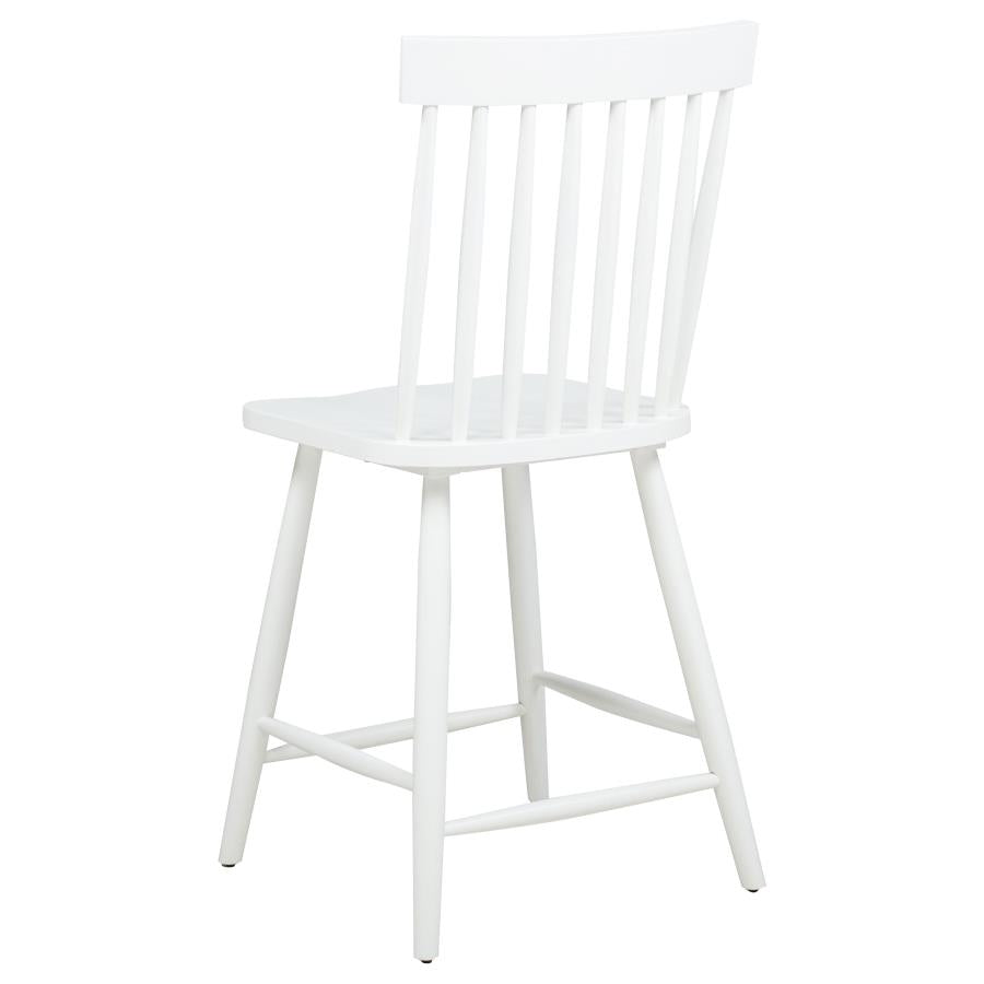 Andrews Windsor Counter Height Dining Side Chair White (Set Of 2)