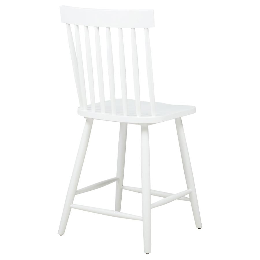 Andrews Windsor Counter Height Dining Side Chair White (Set Of 2)