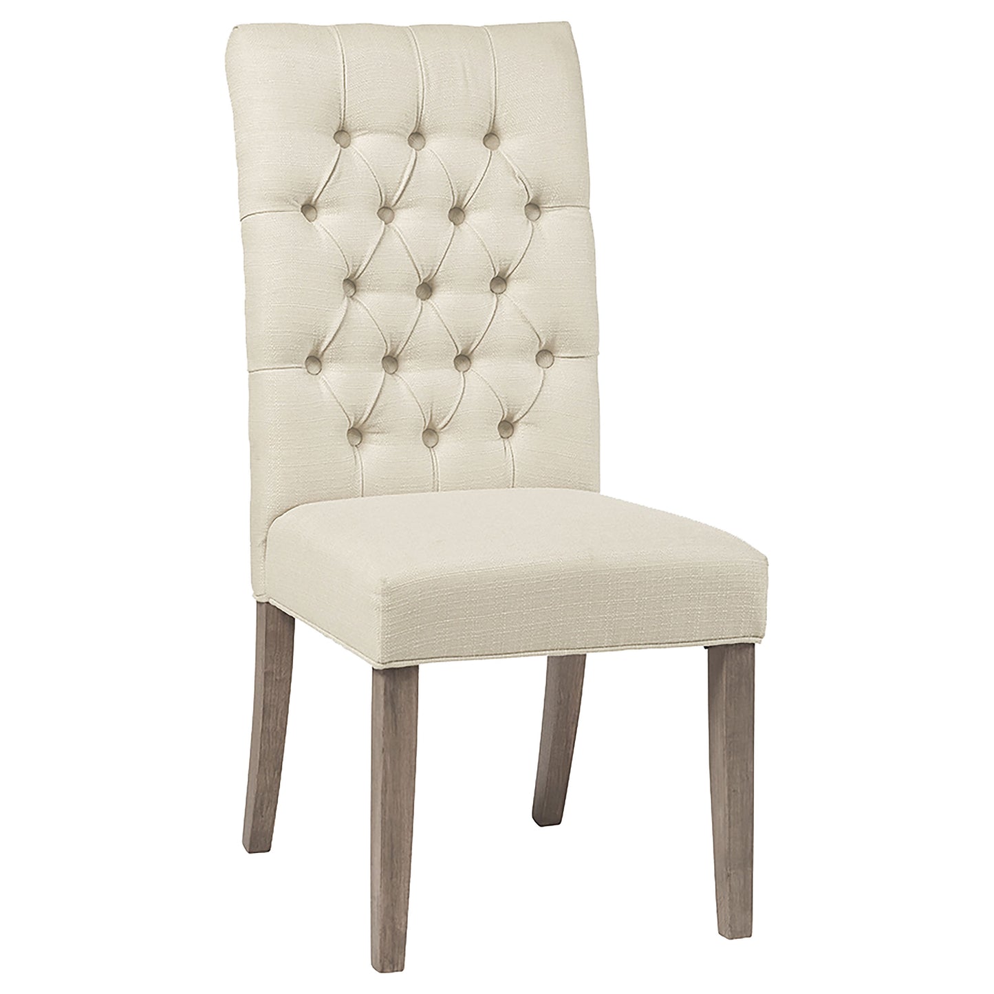 Douglas Upholstered Dining Side Chair Oatmeal (Set of 2)