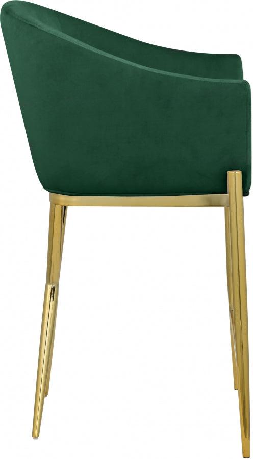 Meridian Furniture - Xavier Counter Stool Set Of 2 In Green - 867Green-C - ATL FURNITURE