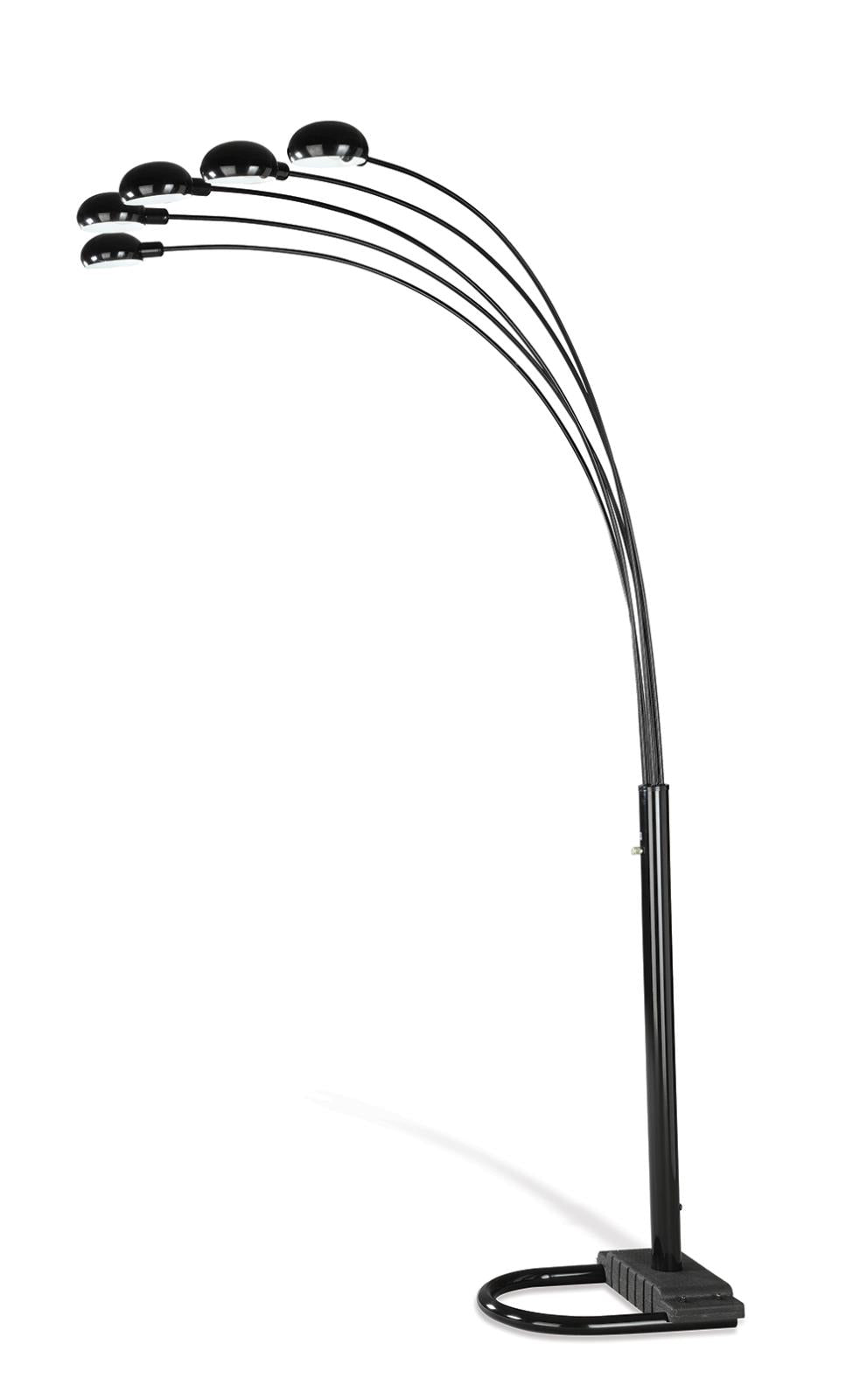 G1297A Contemporary Black Floor Lamp - ATL FURNITURE