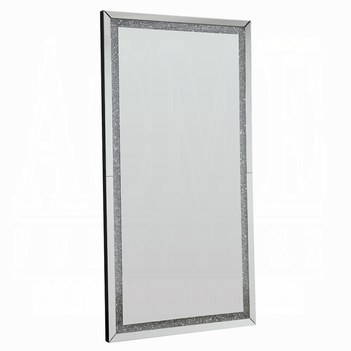 Noralie Mirrored & Faux
Diamonds Floor Mirror - ATL FURNITURE