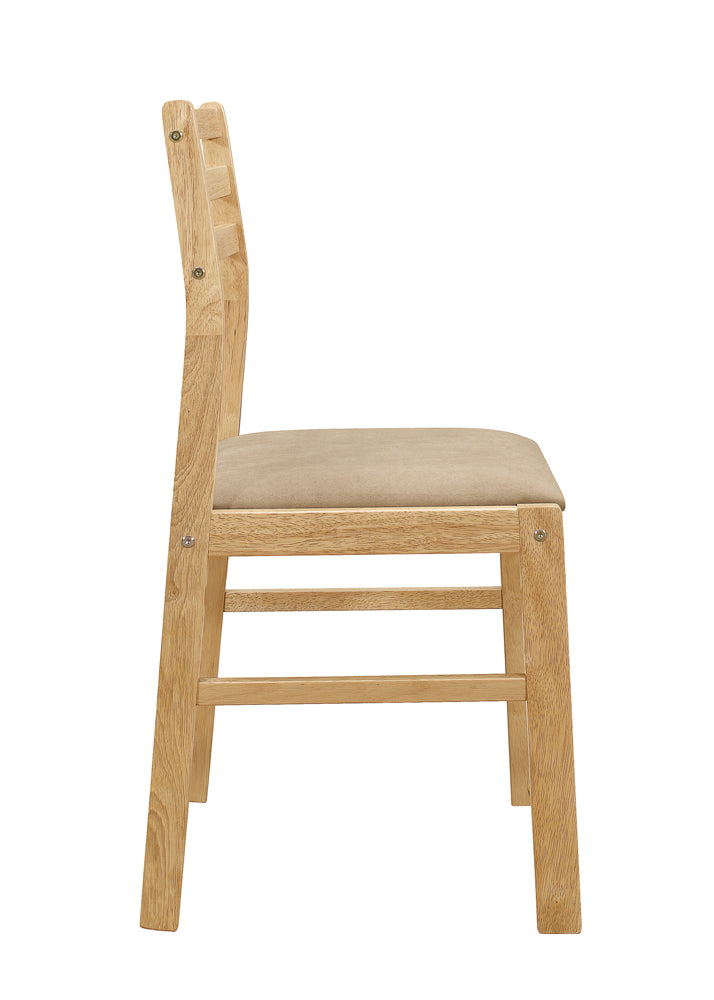 Bucknell 3-piece Round Drop Leaf Dining Table Set Natural