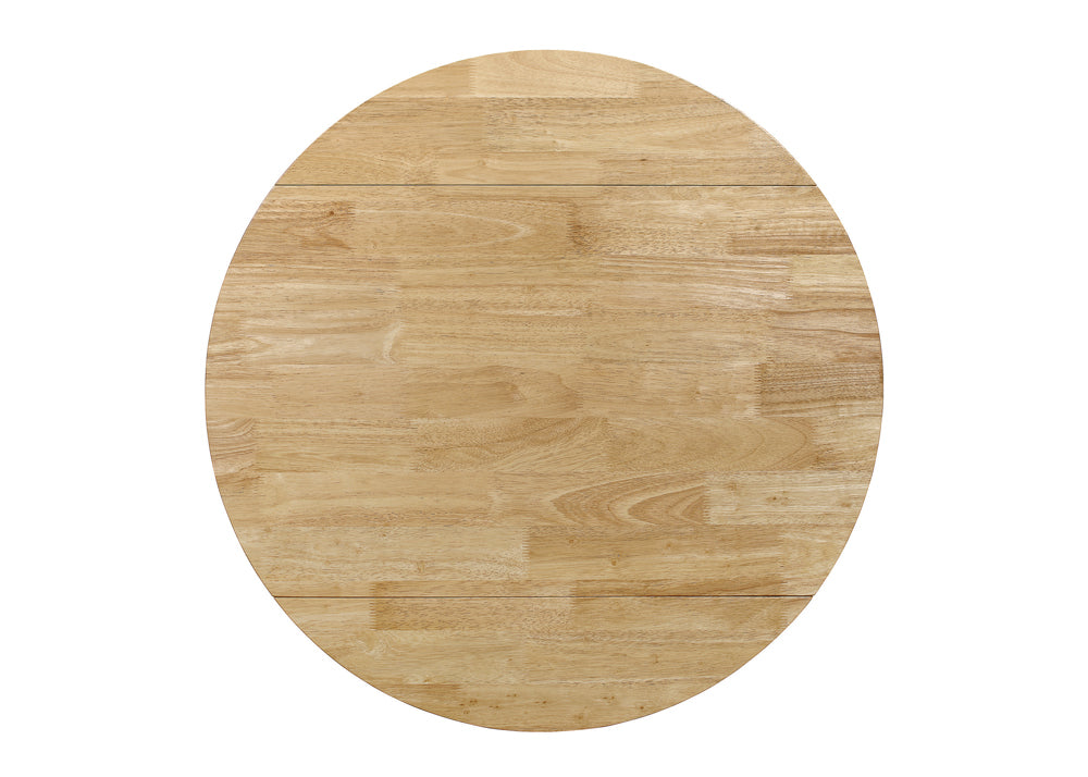 Bucknell 3-piece Round Drop Leaf Dining Table Set Natural