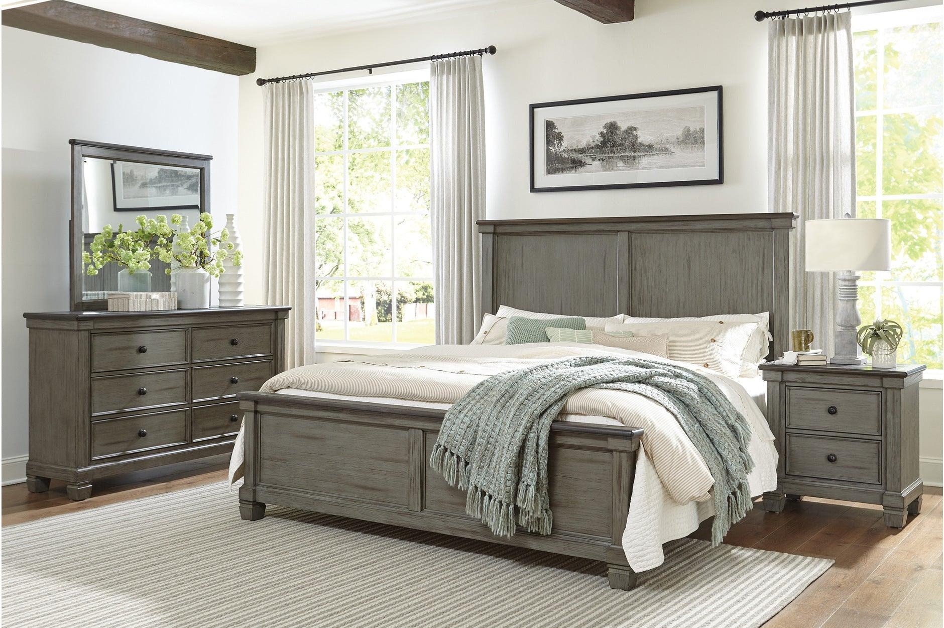 Homelegance - Weaver Eastern King Bed In Antique Gray - 1626Gyk-1Ek* - ATL FURNITURE