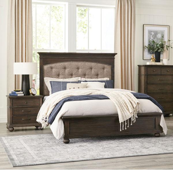 Homelegance - Motsinger 3 Piece Queen Bedroom Set In Brown - 1400-1-3Set - ATL FURNITURE