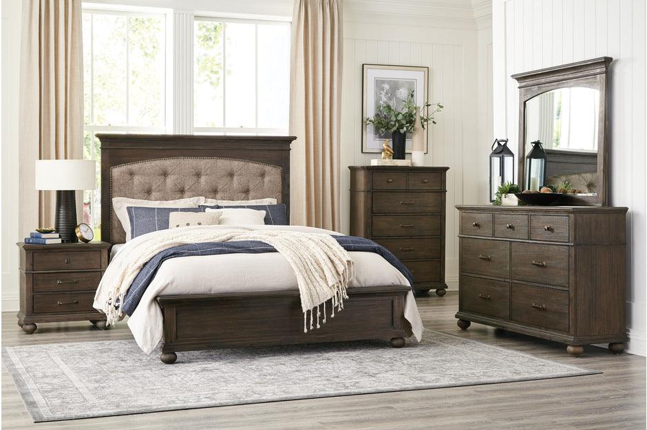 Homelegance - Motsinger 5 Piece Eastern King Bedroom Set In Brown - 1400K-1Ek-5Set - ATL FURNITURE