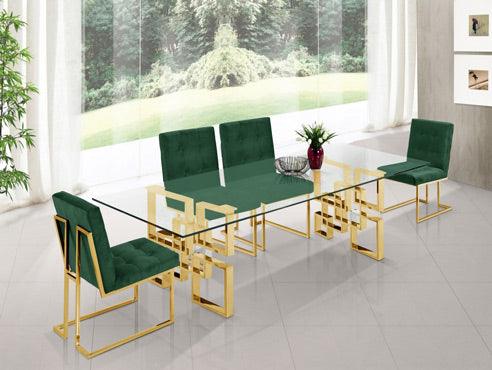 Meridian Furniture - Pierre 5 Piece Dining Room Set - 714-5Set - ATL FURNITURE