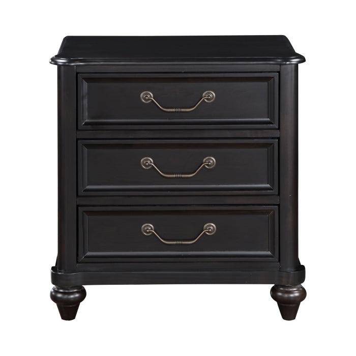 Homelegance - Herman Night Stand In Charcoal Brown - 1420-4 - ATL FURNITURE